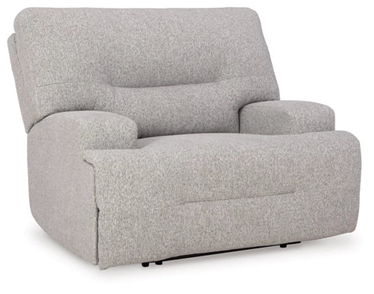 3-Piece Power Reclining Modular Sectional Sofa W/ Chaise