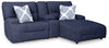 3-Piece Power Reclining Modular Sectional Sofa W/ Chaise