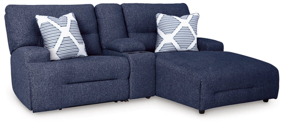 3-Piece Power Reclining Modular Sectional Sofa W/ Chaise