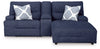 3-Piece Power Reclining Modular Sectional Sofa W/ Chaise