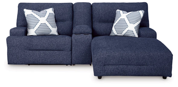 3-Piece Power Reclining Modular Sectional Sofa W/ Chaise