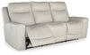 Sinco Real Leather Living Set