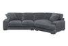 Big Chill Charcoal Sectional Sofa