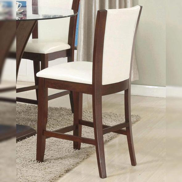 Camelia Dining Room Round Table and Chairs Set Espresso