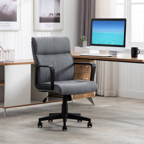 Gray Fabric Office Chair