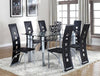 Echo Glass top Dining Table Set with 6 Chairs