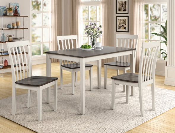 Brody Dining Height Grey and Chalk White Set