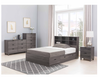 Crown Twin Platform Bed with 3 Drawers Storage