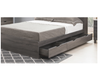 Crown Twin Platform Bed with 3 Drawers Storage
