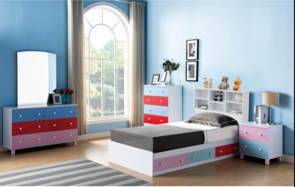 Custera Twin Bed with Storage