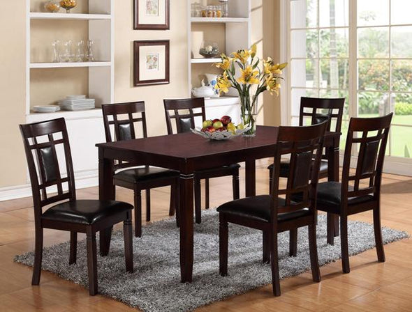 Paige 7 pc Dining Table Set