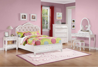 FULL 4PC BEDROOM  SET (F.BED,NS,DR,MR,CH)