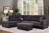 Barnia 3 Peices Sectional With Ottoman And Cushions