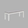 Nina Dining Table Set with Chairs Chalk Gray