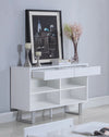 2-Drawer Sofa Table High Glossy White