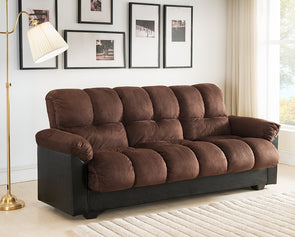 Maria Dark Brown Fabric Sofa Bed