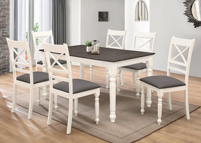 Jepzi Dining Table with 6 Chairs