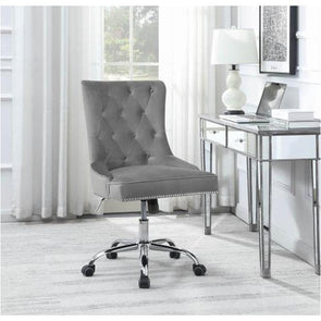 Izeia Tuffed Back Office Chair Gray