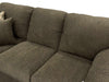2PC BROWN Fabric Comfortable Living Room SET
