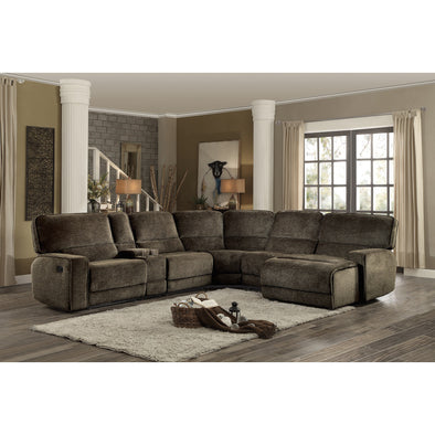 Macy 6 Pc Modular Reclining Sectional with Chaise