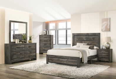 Monny Rustic Grey 5pc Bedroom Set