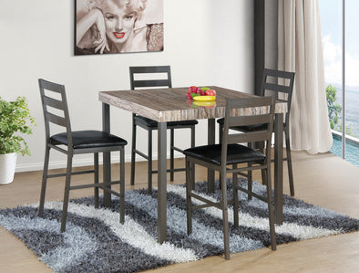 Barcelona Table with 4 Chairs Set