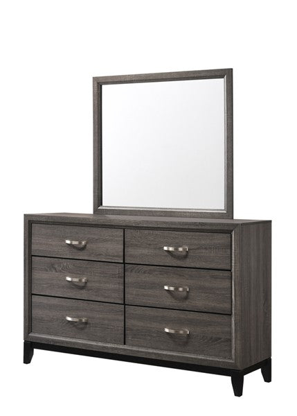 Akerson Dresser Gray with Steel Handles