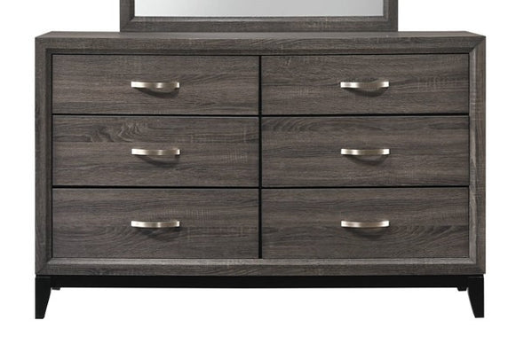 Akerson Dresser Gray with Steel Handles