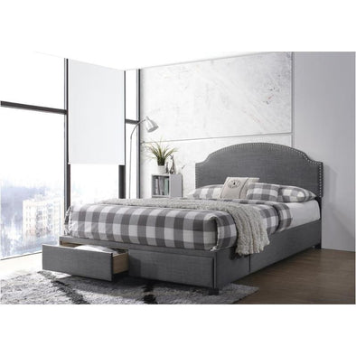 Nuenz King Size Upholstered Bed with Storage