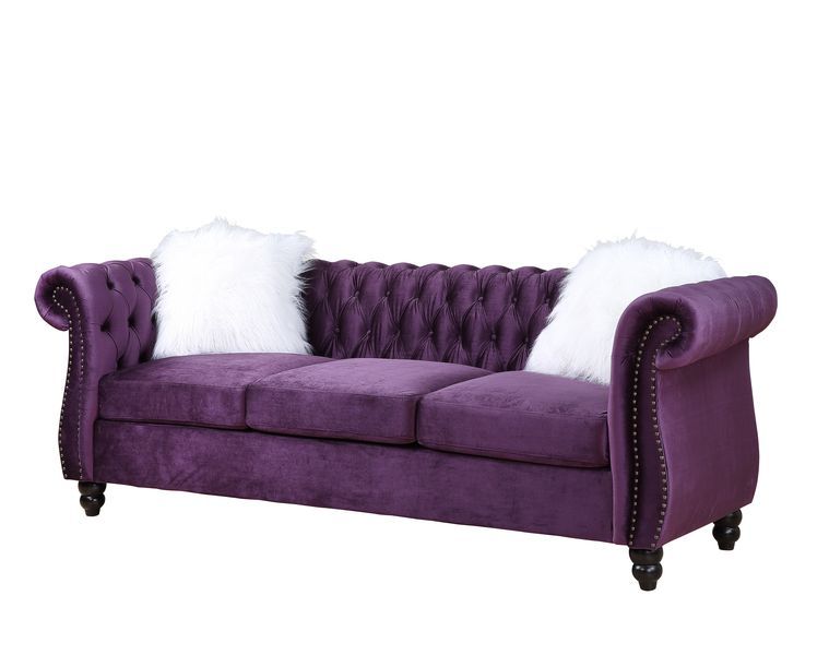 Thotton Purple Sofa And Loveseat The