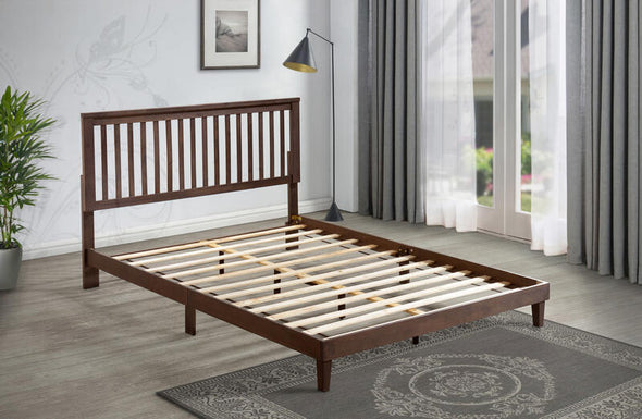 Quenz Mission Style Wooden Platform Bed