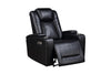 Optimus Black 2X Power Sofa w/ Drop Table, Console Loveseat & Recliner