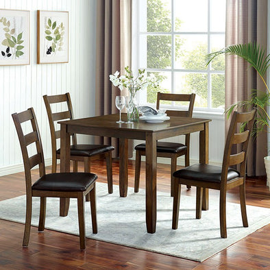 Brown Dining table with 4 chairs