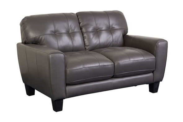 Penner Real Leather Sofa Loveseat Set