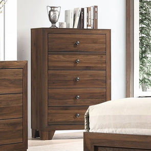 Millie Chest of Drawers Brown Cherry