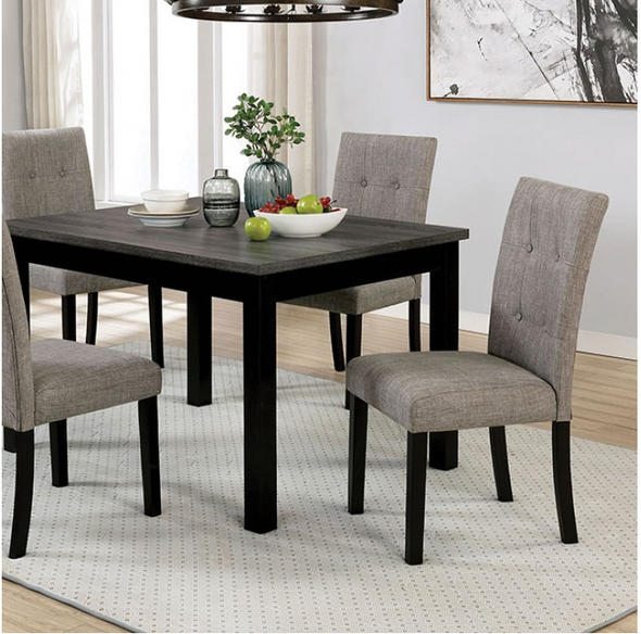 Nena 5 pc Dining Table Set With 4 Chairs