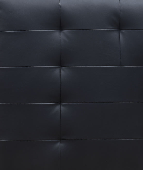 Jeimmur Black PU Sectional Sofa